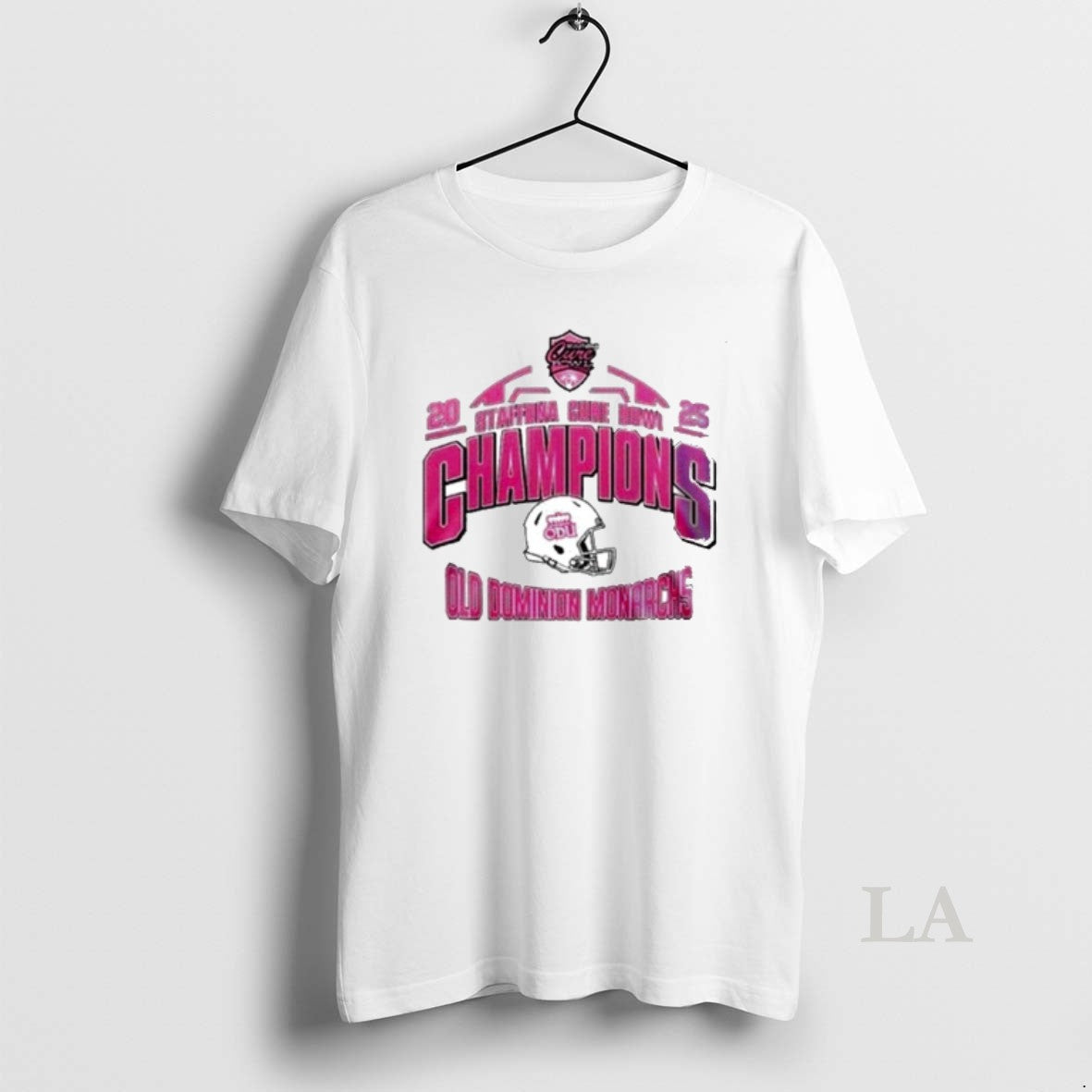 Original Old Dominion Monarchs Champions Staffdna Cure Bowl 2025 Championship T-Shirts, Hoodie, Sweatshirt | HypeCrazeTee.com