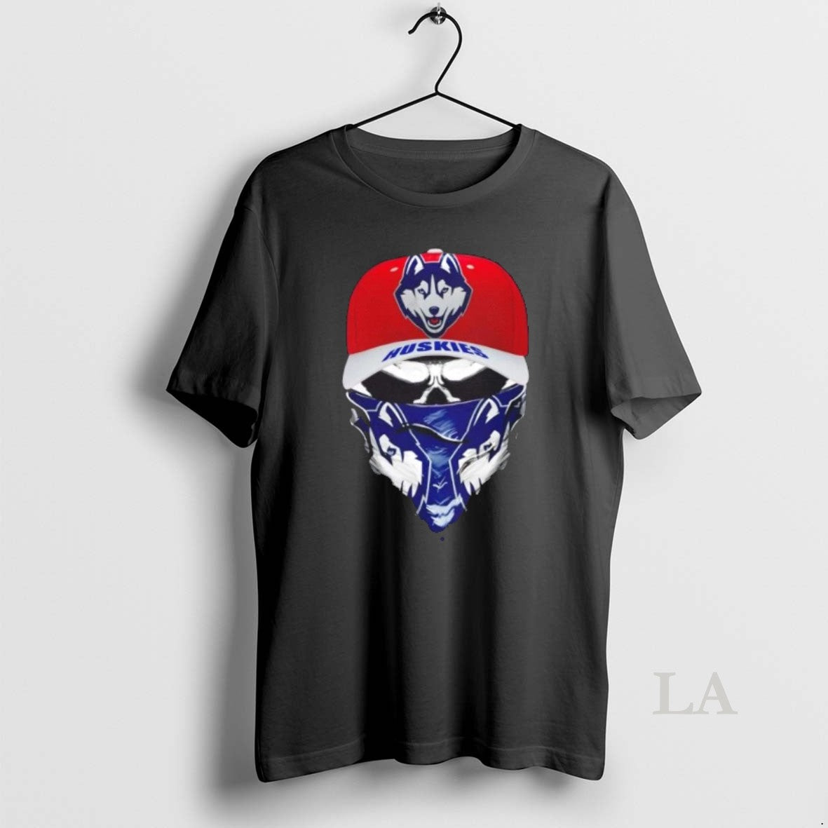 Original Outlaw Skull Gang Wearing A Cap X Connecticut Huskies T-Shirts, Hoodie, Sweatshirt | HypeCrazeTee.com