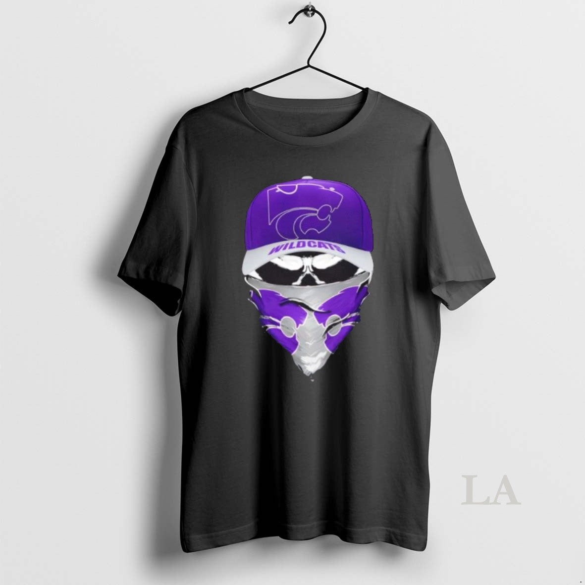 Original Outlaw Skull Gang Wearing A Cap X Kansas State Wildcats T-Shirts, Hoodie, Sweatshirt | HypeCrazeTee.com