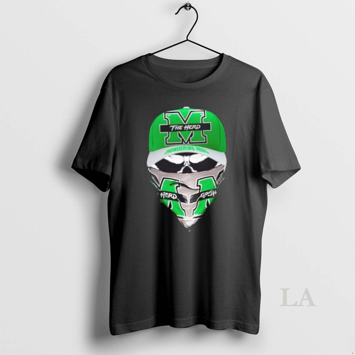 Original Outlaw Skull Gang Wearing A Cap X Marshall Thundering Herd T-Shirts, Hoodie, Sweatshirt | HypeCrazeTee.com