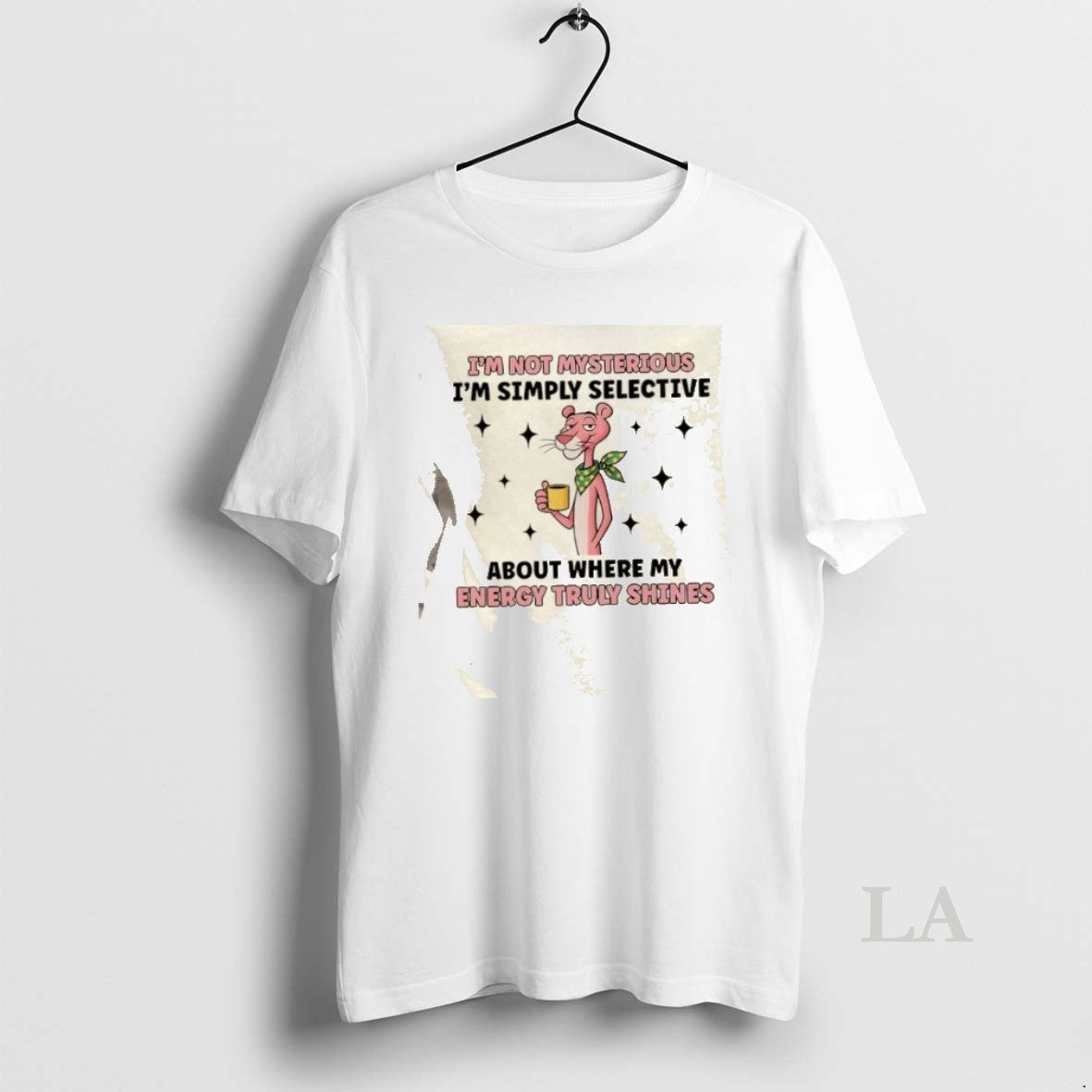 Original Pink Panther Im Not Mysterious Im Simply Selective About Where My Energy Truly Shines T-Shirts, Hoodie, Sweatshirt