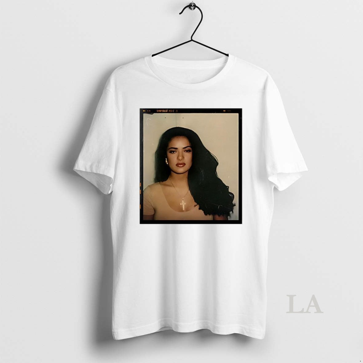 Original Salma Hayek Casting Polaroid Image Retro Tim Tren Google T-Shirts, Hoodie, Sweatshirt | HypeCrazeTee.com