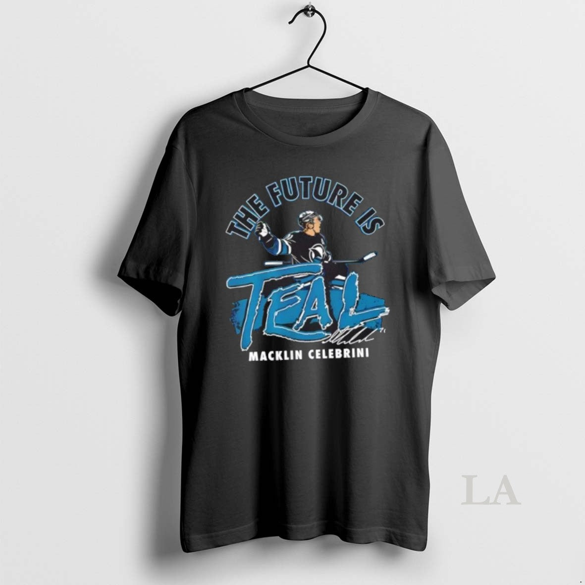 Original San Jose Sharks Macklin Celebrini Future Is Teal Signature T-Shirts, Hoodie, Sweatshirt | HypeCrazeTee.com