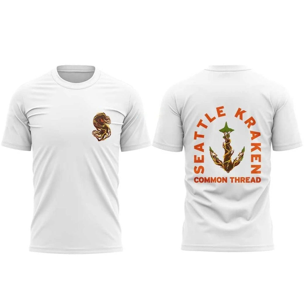 Original Seattle Kraken Women In Hockey Night 2026 Logo Two Sided Shirt