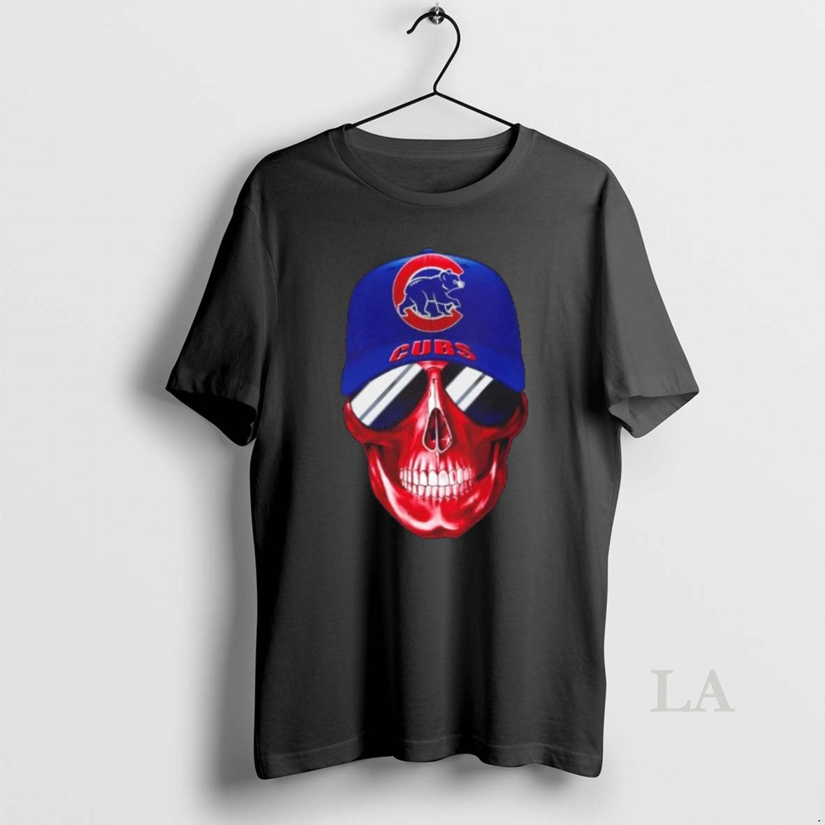 Original Skull Wearing A Cap Chicago Cubs And Smiling With Fans T-Shirts, Hoodie, Sweatshirt | HypeCrazeTee.com
