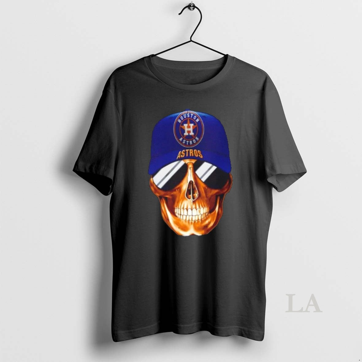 Original Skull Wearing A Cap Houston Astros And Smiling With Fans T-Shirts, Hoodie, Sweatshirt | HypeCrazeTee.com