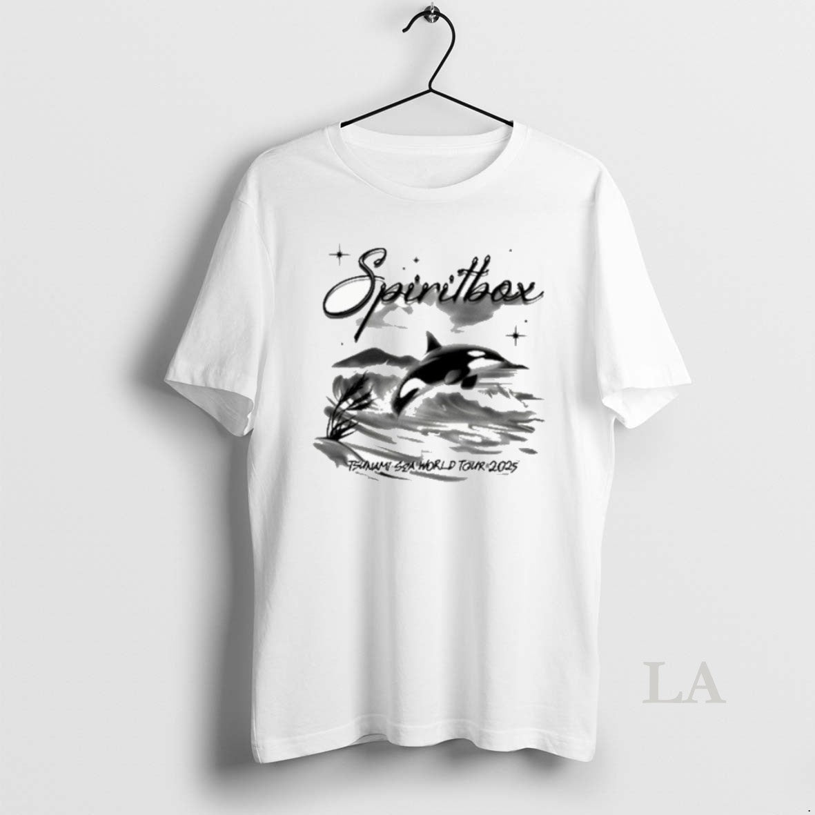 Original Spiritbox Tsunami Sea World Tour 2025 Airbrush Orca T-Shirts, Hoodie, Sweatshirt | HypeCrazeTee.com