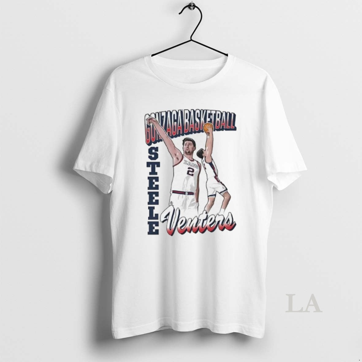 Original Steele Venters Cartoon Gonzaga Bulldogs T-Shirts, Hoodie, Sweatshirt | HypeCrazeTee.com