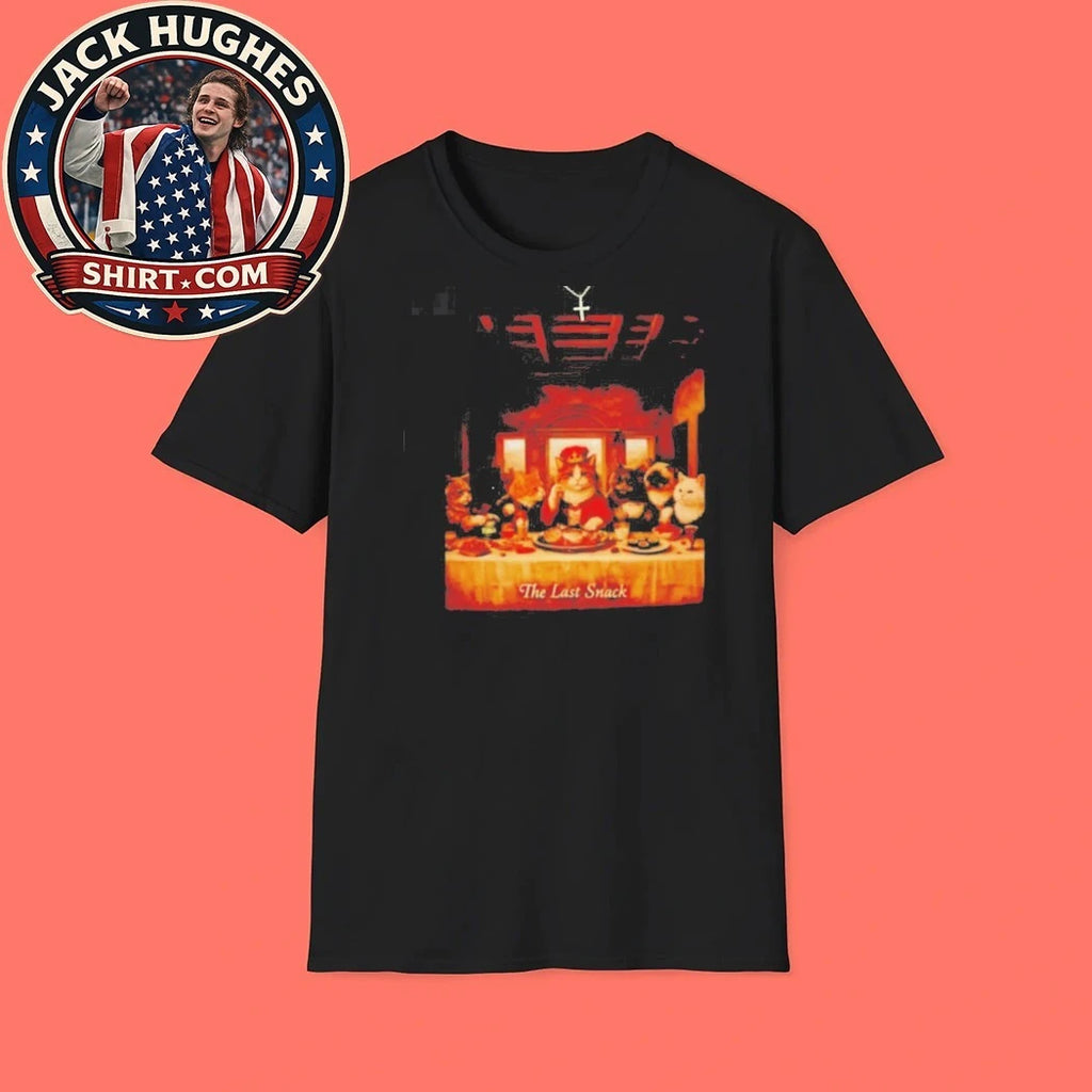 Original The Last Snack Funny Cat Parody Da Vinci Last Supper Art Shirt