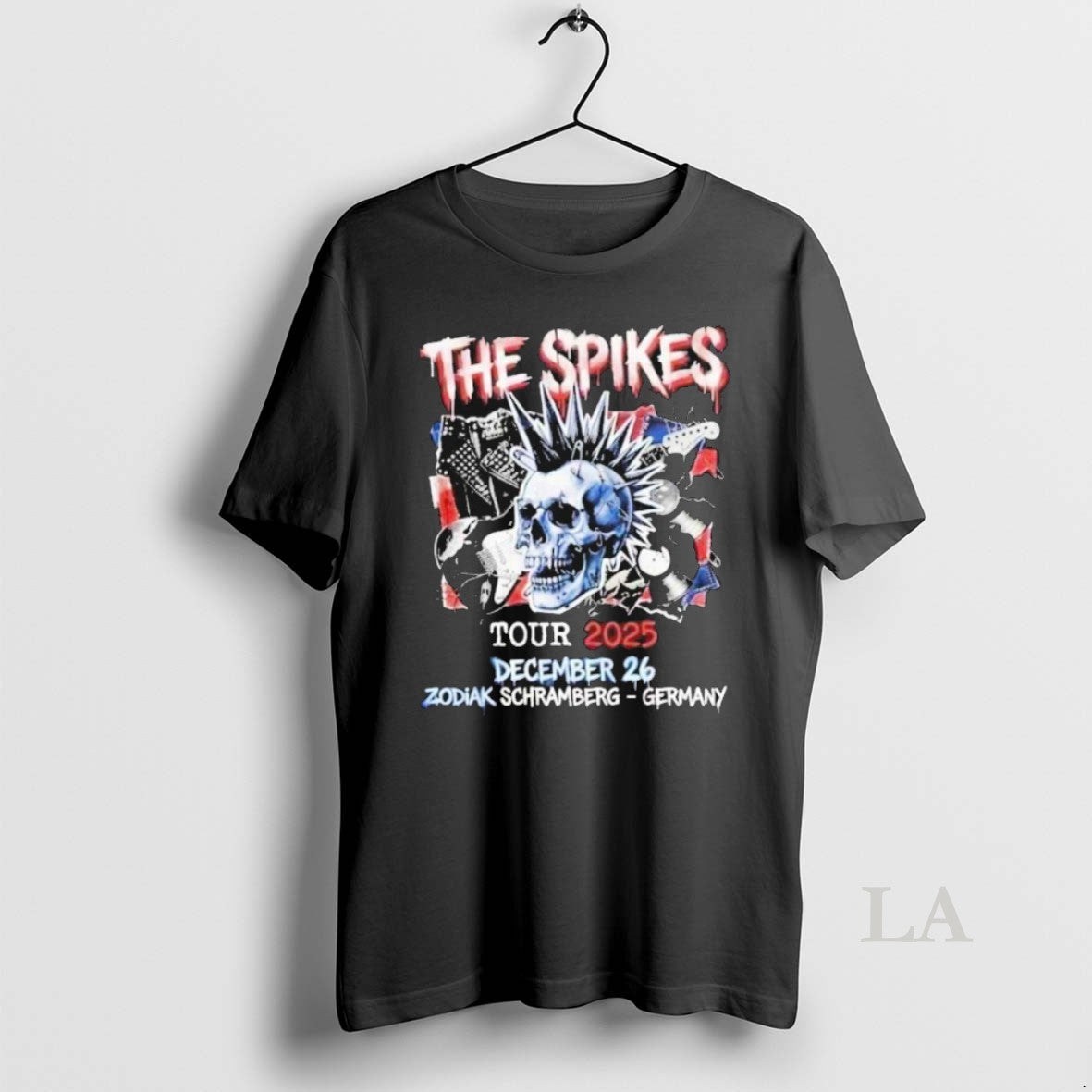 Original The Spikes Tour 2025 December 26 2025 Zodiak Schramberg Germany Skull T-Shirts, Hoodie, Sweatshirt