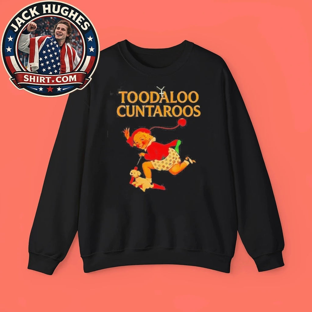 Original Toodaloo Cuntaroos Funny Vintage Girl On Scooter Humor Shirt