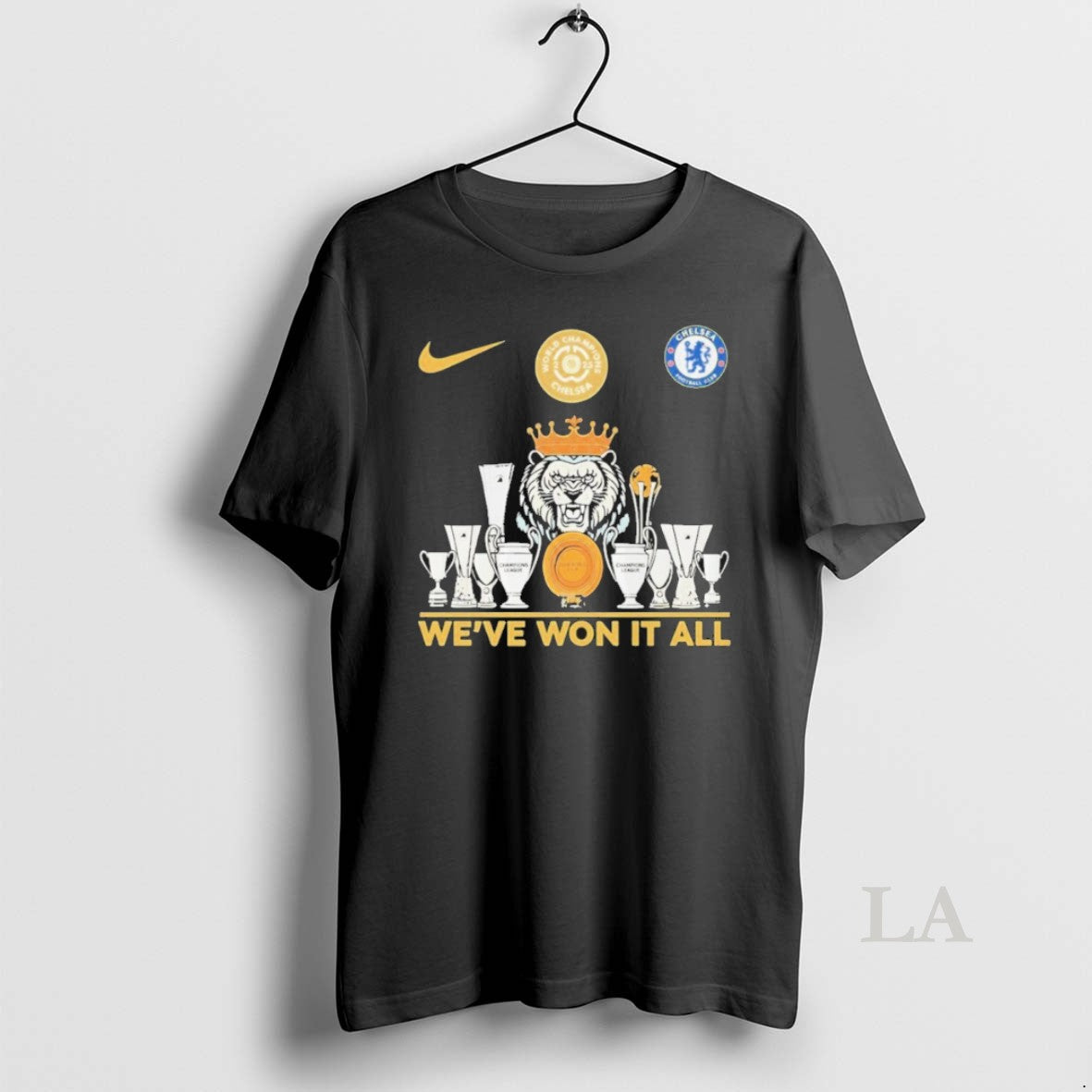 Original Weve Won It All World Champions Chelsea Trophy T-Shirts, Hoodie, Sweatshirt | HypeCrazeTee.com