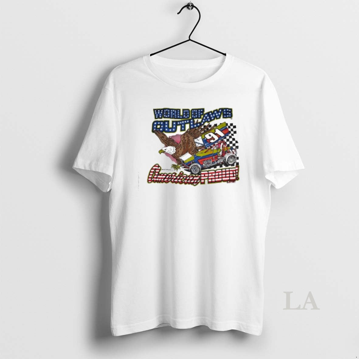 Original World Of Outlaws American Proud Eagle Car T-Shirts, Hoodie, Sweatshirt | HypeCrazeTee.com