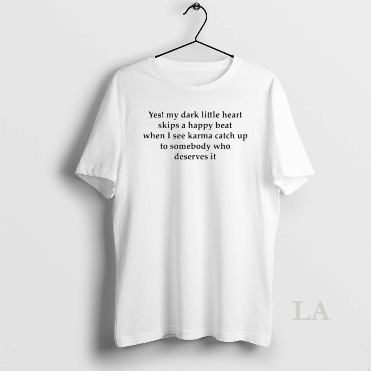 Original Yes My Dark Little Heart Skips A Happy Beat When I See Karma Catch T-Shirts, Hoodie, Sweatshirt | HypeCrazeTee.com