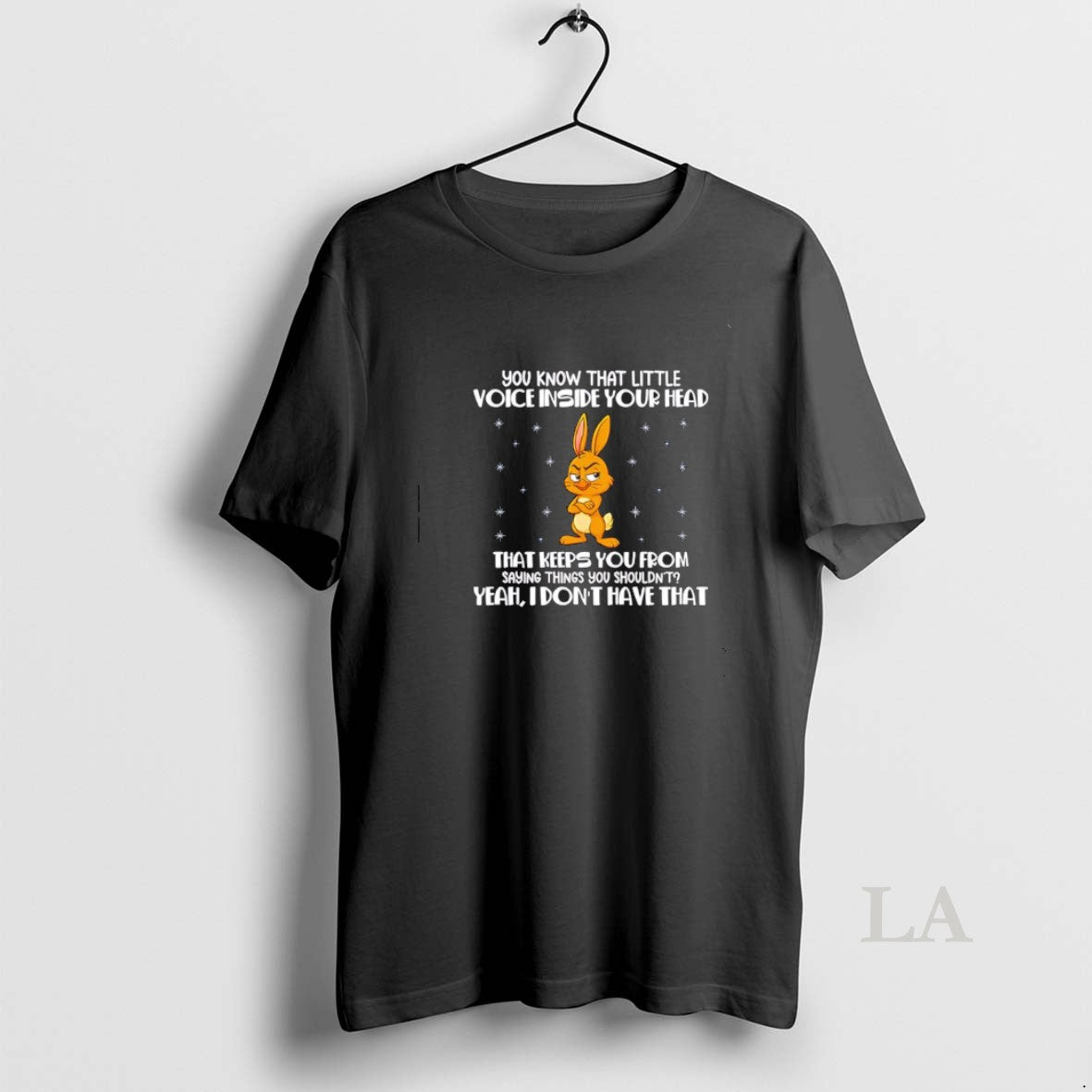 Original You Know That Little Voice Inside Your Head That Keeps You From Bunny T-Shirts, Hoodie, Sweatshirt