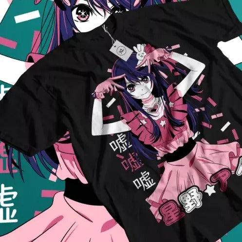 Oshi No Ko T-Shirt Ai Hoshino Waifu Girl Call Of The Night Anime Shirt All Size Hoodie, Sweatshirt | HypeCrazeTee.com