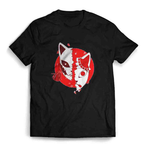 Otaku Is Kitsune Anime Mask Mens T-Shirt Tee
