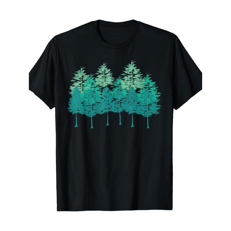 Outdoor Forest Trees Wildlife Natural Forest T-shirt -100% cotton Made in USA Hoodie, Sweatshirt | HypeCrazeTee.com