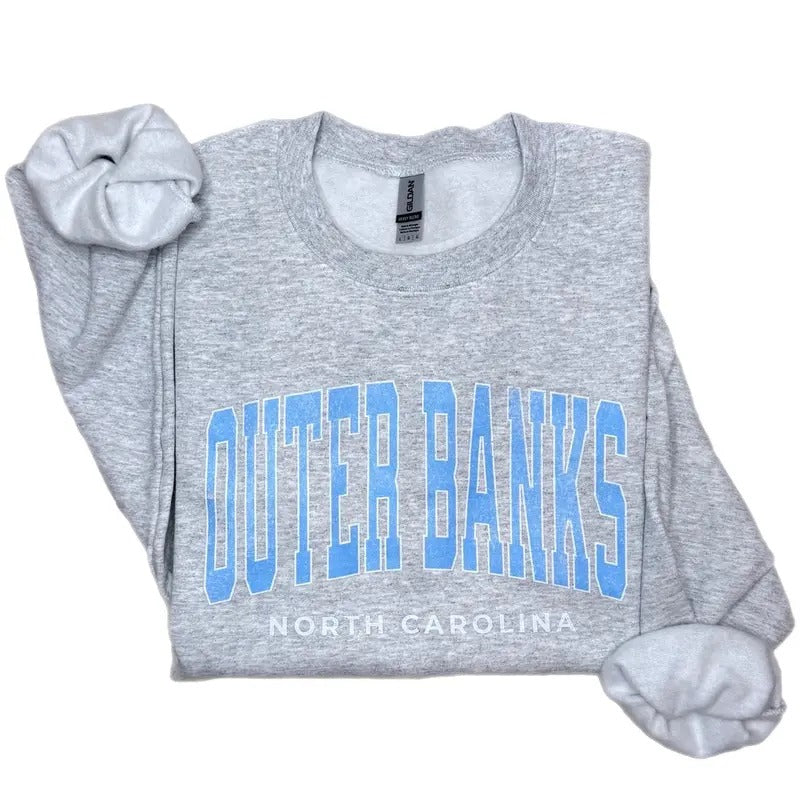 Outer Banks Distressed Crewneck Sweatshirt T-Shirts, Hoodie | HypeCrazeTee.com