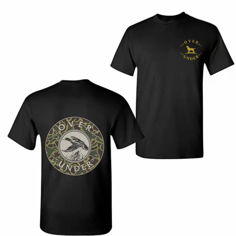Over Under Mallard T-Shirt Camo and Flying Duck Graphic Casual Hoodie, Sweatshirt | HypeCrazeTee.com