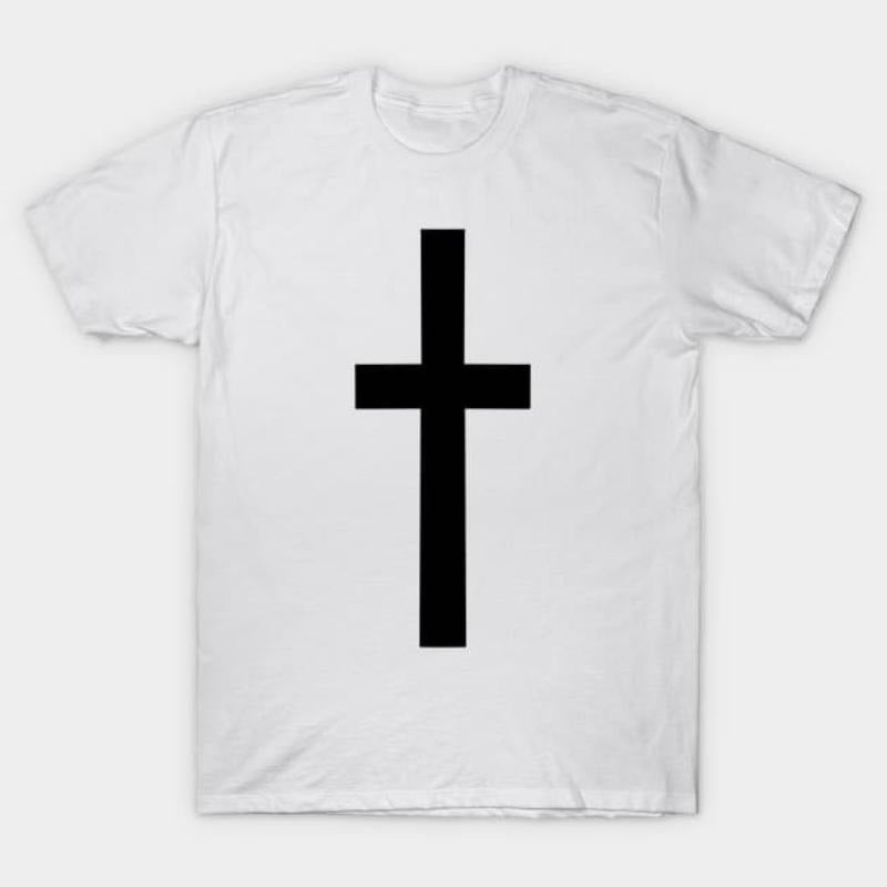 Oversized Cross Design T-Shirt: Urban Fashion Essential Hoodie, Sweatshirt | HypeCrazeTee.com