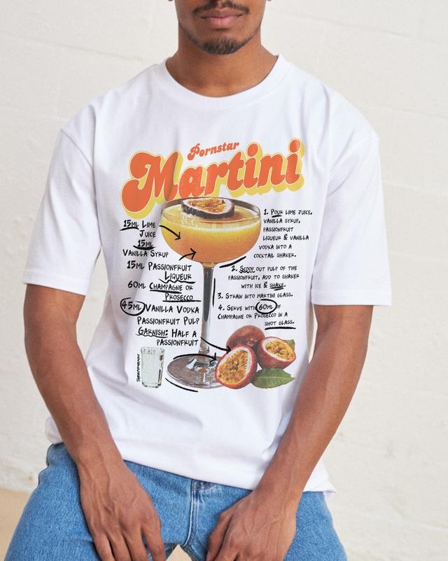 P0RNSTAR MARTINI T-SHIRT, Men Summer Fashion Cotton, Cotton Menswear, S to 3XL Soft Top Hoodie, Sweatshirt | HypeCrazeTee.com