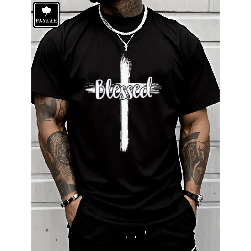PAYEAH Christian Jesus Graphic Tees T Shirts For Men  Pure Heavy Cotton T Shirt Hoodie, Sweatshirt | HypeCrazeTee.com