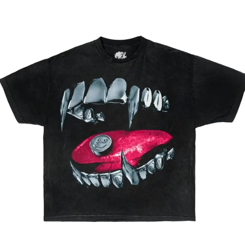 PLATINUM FANG TEE Garment-Dyed T Shirt Hoodie, Sweatshirt | HypeCrazeTee.com