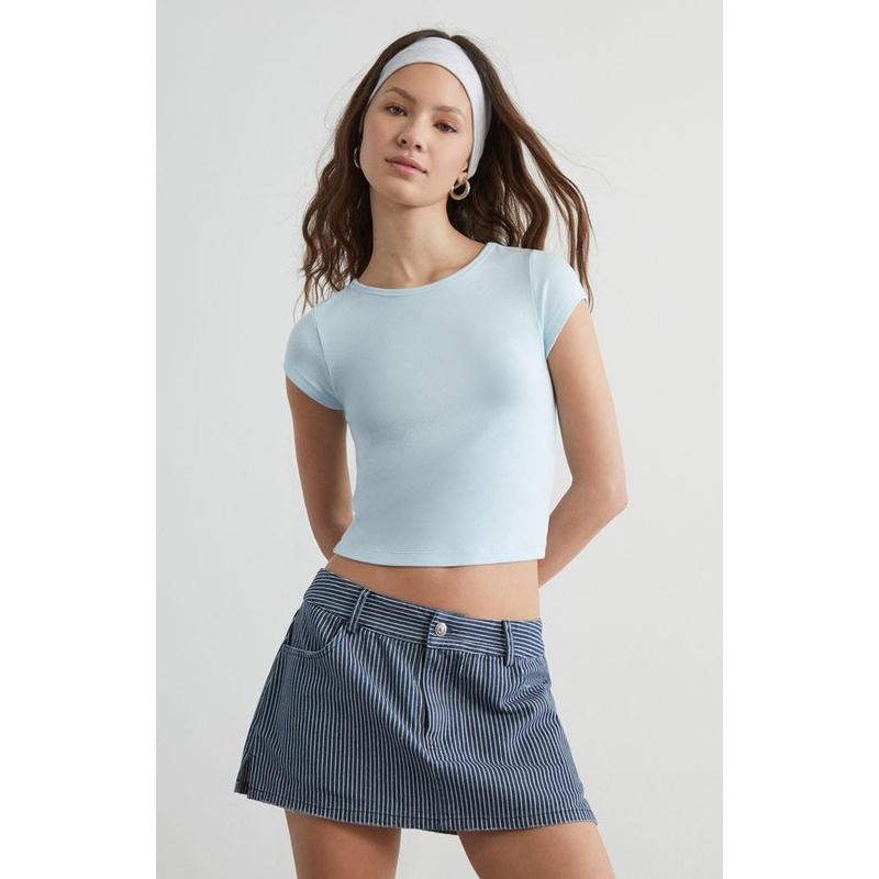PS Basics by Pacsun Women's Nicole Baby T-Shirt Hoodie, Sweatshirt | HypeCrazeTee.com