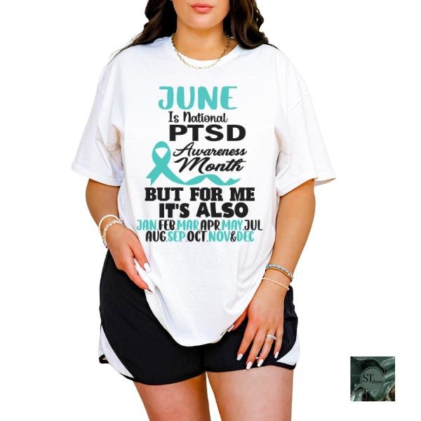 PTSD Awareness Mystery T-Shirt Unisex Fit Hoodie, Sweatshirt | HypeCrazeTee.com