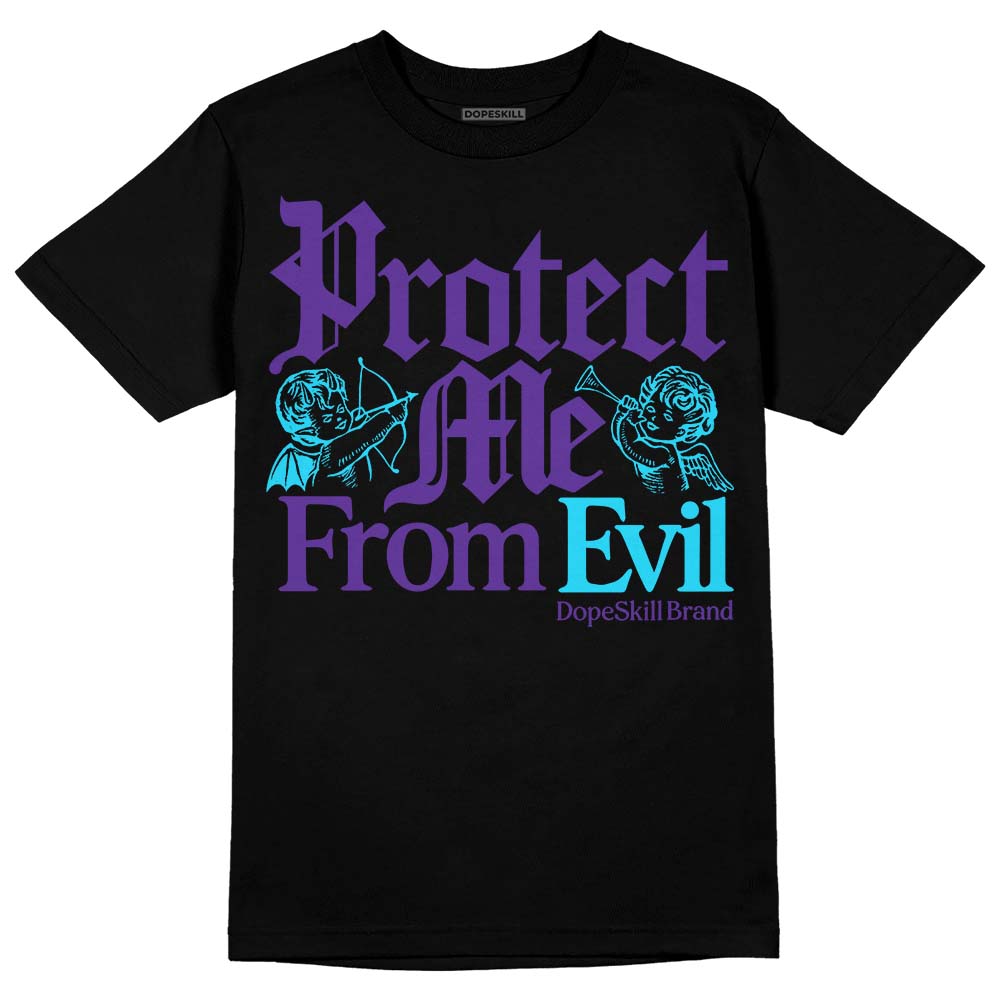 PURPLE Collection DopeSkill T-Shirt Protect Me From Evil Graphic