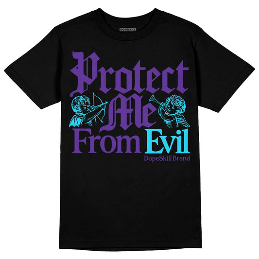 PURPLE Collection DopeSkill T-Shirt Protect Me From Evil Graphic