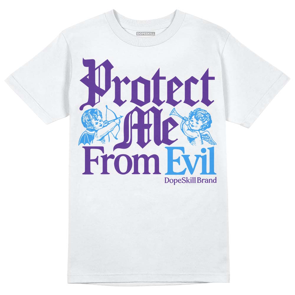 PURPLE Collection DopeSkill T-Shirt Protect Me From Evil Graphic