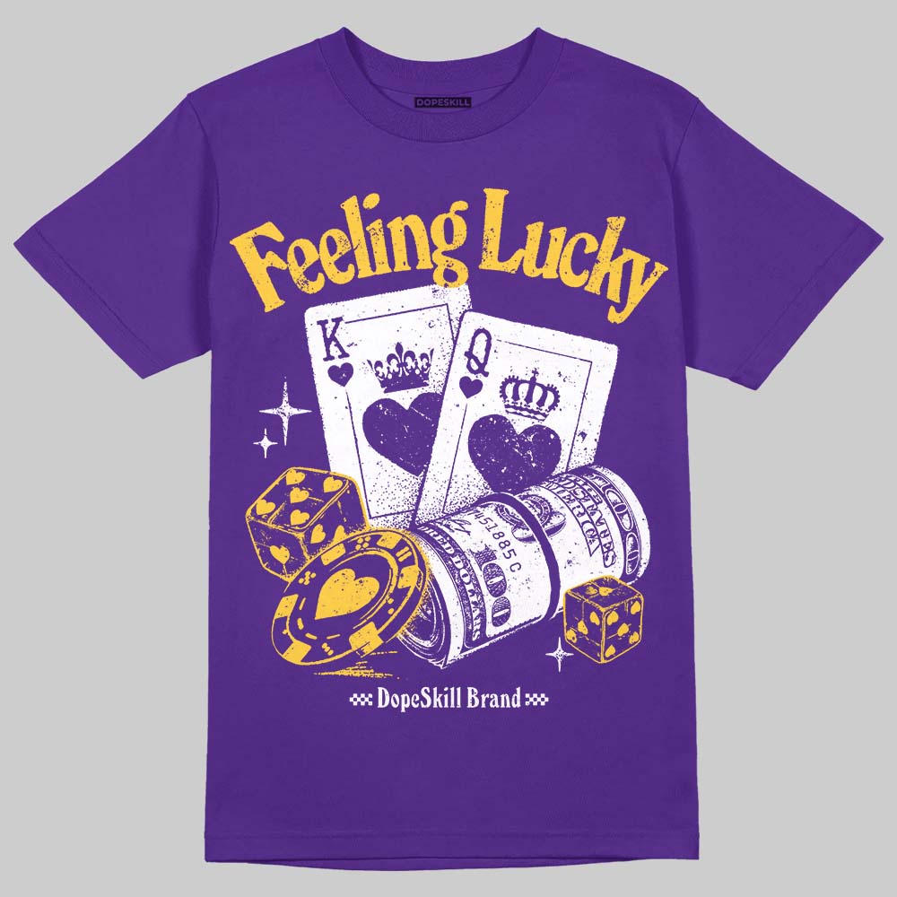 PURPLE Collection DopeSkill T-Shirt Feeling Lucky Graphic