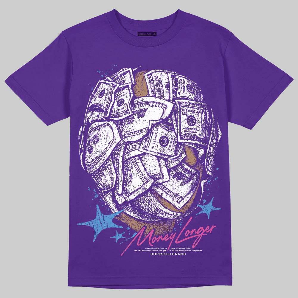 PURPLE Collection DopeSkill T-Shirt Money Longer Graphic