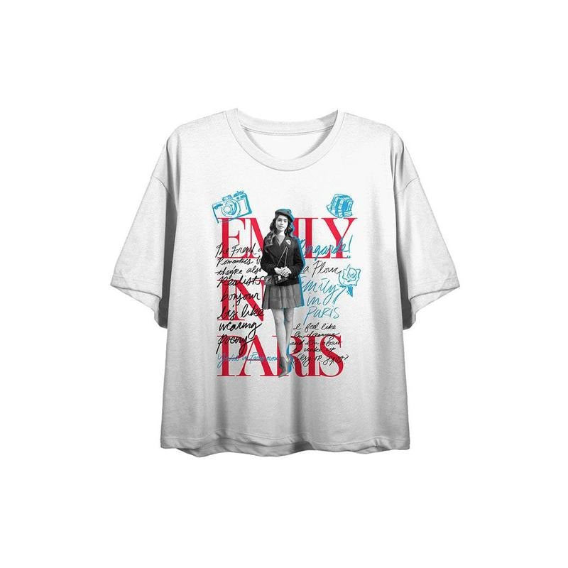 PacSun Women's Emily in Paris Sketch Art T-Shirt Hoodie, Sweatshirt | HypeCrazeTee.com