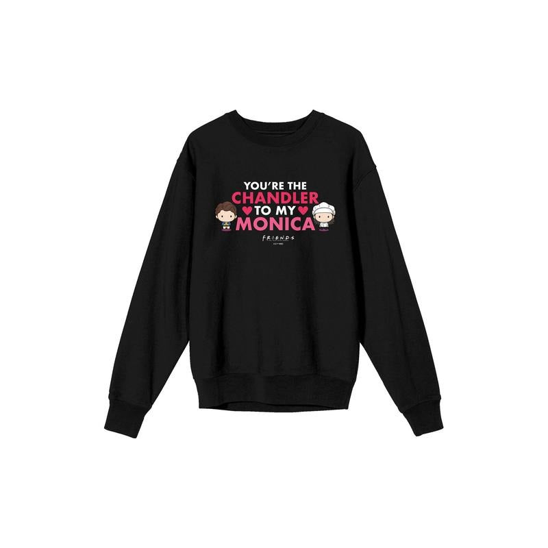 PacSun Women's Friends TV Chandler To My Monica Crew Neck Sweatshirt T-Shirts, Hoodie | HypeCrazeTee.com