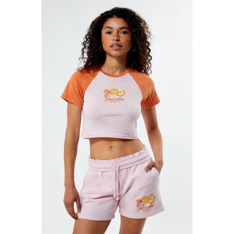PacSun Women's Juneshine Lemons Raglan T-Shirt Hoodie, Sweatshirt | HypeCrazeTee.com