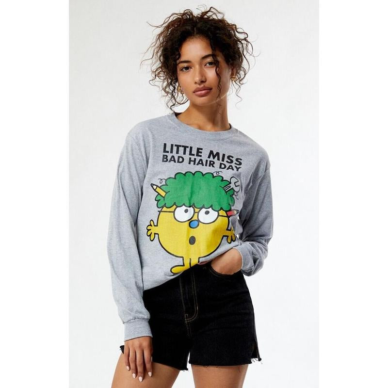 PacSun Women's Little Miss Bad Hair Day T-Shirt Hoodie, Sweatshirt | HypeCrazeTee.com
