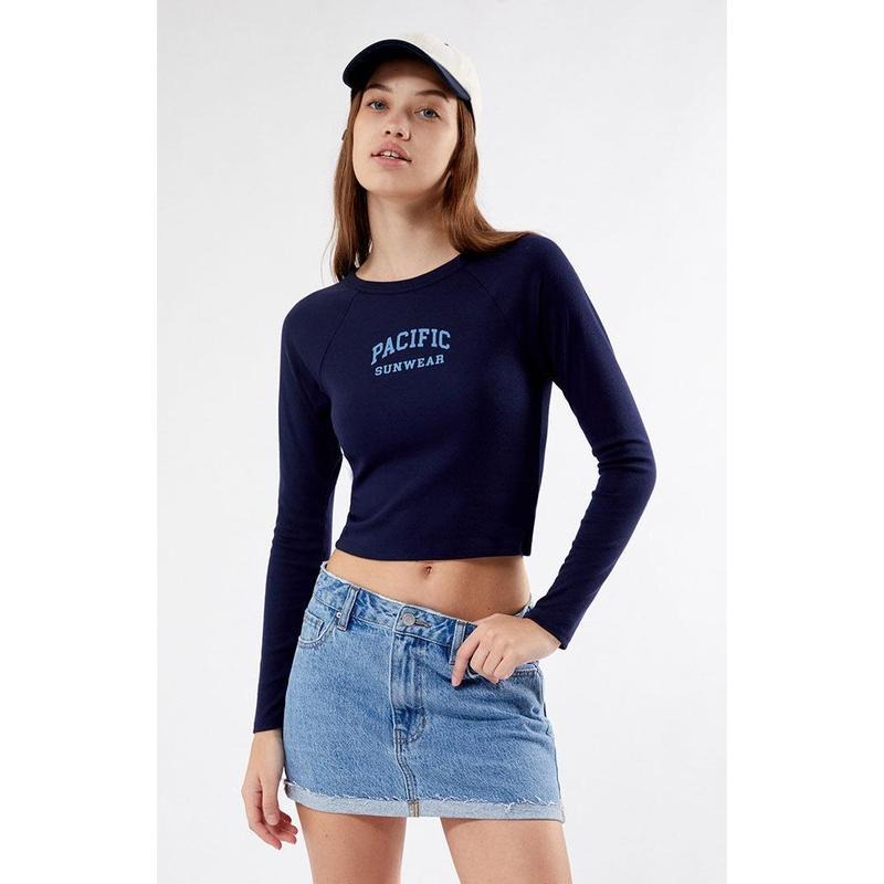 PacSun Women's Pacific Sunwear Arch Long Sleeve T-Shirtstyle{n002}2 T-Shirts, Hoodie, Sweatshirt | HypeCrazeTee.com