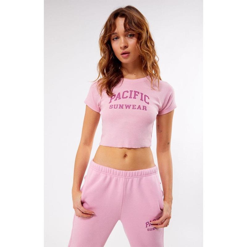 PacSun Women's Pacific Sunwear Arch Raglan T-Shirt Hoodie, Sweatshirt | HypeCrazeTee.com