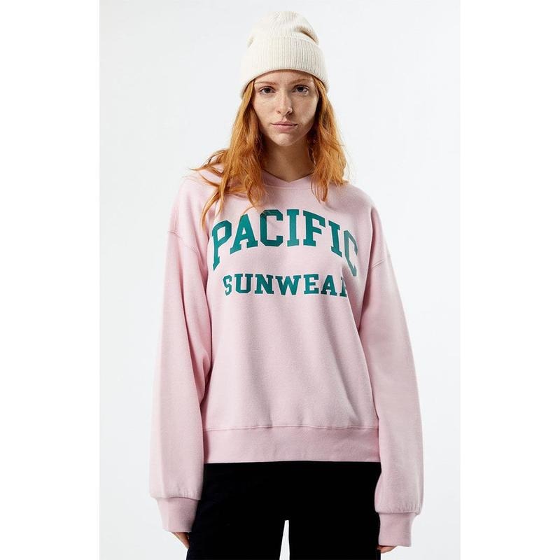 PacSun Women's Pacific Sunwear Surplice Oversized Sweatshirt T-Shirts, Hoodie | HypeCrazeTee.com