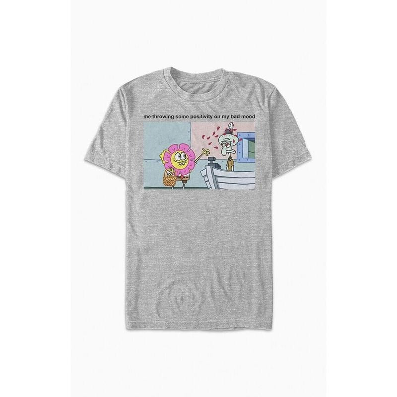PacSun Women's SpongeBob Positivity Meme T-Shirt Hoodie, Sweatshirt | HypeCrazeTee.com