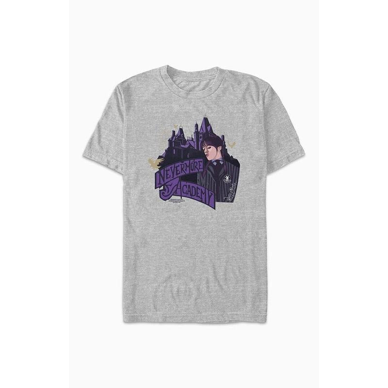 PacSun Women's Wednesday Nevermore Academy T-Shirt Hoodie, Sweatshirt | HypeCrazeTee.com