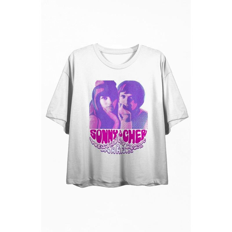 PacSun Women's Westbursy Sonny & Cher T-Shirt Hoodie, Sweatshirt | HypeCrazeTee.com