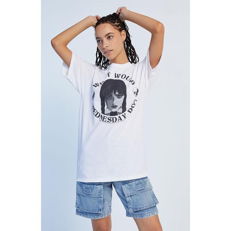 PacSun Women's What Would Wednesday Do T-Shirt Hoodie, Sweatshirt | HypeCrazeTee.com
