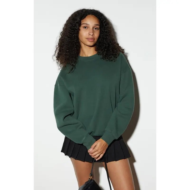 Pacsun Women's Core Washed Crew Neck Sweatshirt T-Shirts, Hoodie | HypeCrazeTee.com