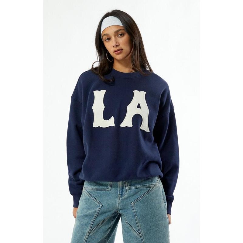 Pacsun Women's LA Crew Neck Sweatshirt T-Shirts, Hoodie | HypeCrazeTee.com