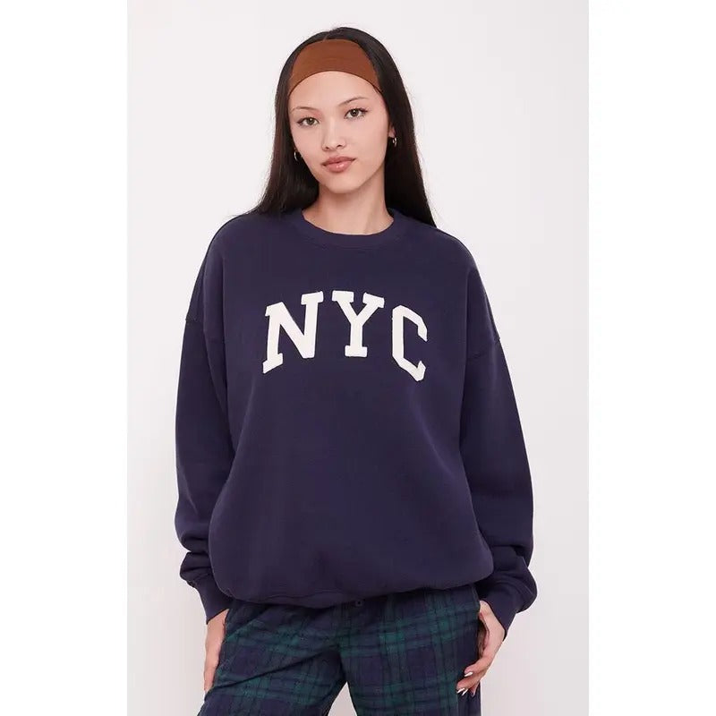 Pacsun Women's NYC Crew Neck Sweatshirt T-Shirts, Hoodie | HypeCrazeTee.com
