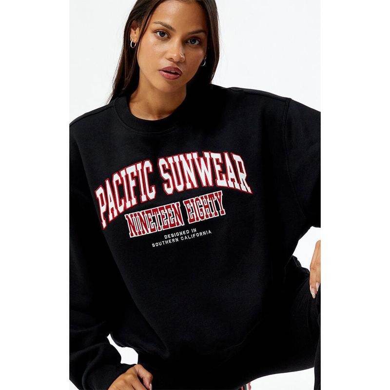 Pacsun Women's Pacific Sunwear 1980 Crew Neck Sweatshirtstyle{n002}2 T-Shirts, Hoodie, Sweatshirt | HypeCrazeTee.com